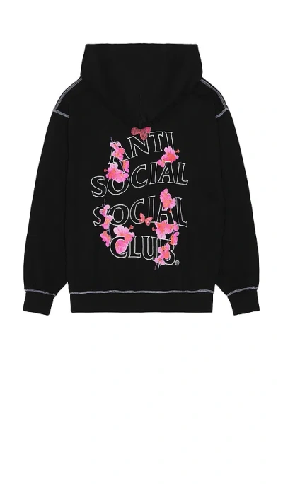 ANTI SOCIAL SOCIAL CLUB CONTRAST STITCH HOODIE