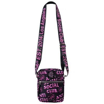 ANTI SOCIAL SOCIAL CLUB ANTI SOCIAL SOCIAL CLUB CORAL CRUSH SIDE BAG 'BLACK'