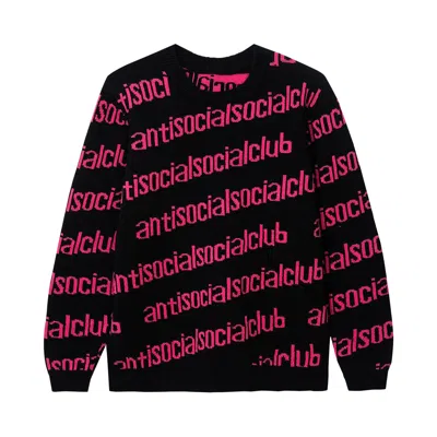 ANTI SOCIAL SOCIAL CLUB ANTI SOCIAL SOCIAL CLUB IN THE LOOP KNIT CREWNECK 'BLACK'