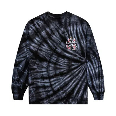 ANTI SOCIAL SOCIAL CLUB ANTI SOCIAL SOCIAL CLUB KKOCH WIFI TIE DYE LONG-SLEEVE 'BLACK'