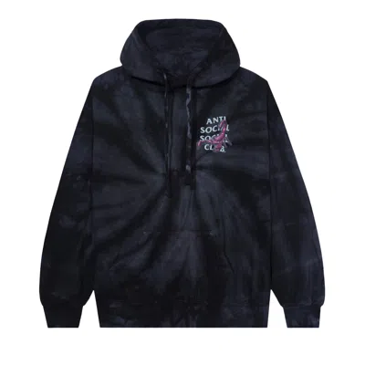 ANTI SOCIAL SOCIAL CLUB ANTI SOCIAL SOCIAL CLUB MOODSTING TIE DYE HOODIE 'BLACK'