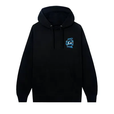 ANTI SOCIAL SOCIAL CLUB ANTI SOCIAL SOCIAL CLUB PRECIOUS PETALS HOODIE 'BLACK/BLUE'