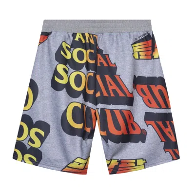 ANTI SOCIAL SOCIAL CLUB ANTI SOCIAL SOCIAL CLUB WHISPED TERRY FLEECE SHORTS 'GREY'