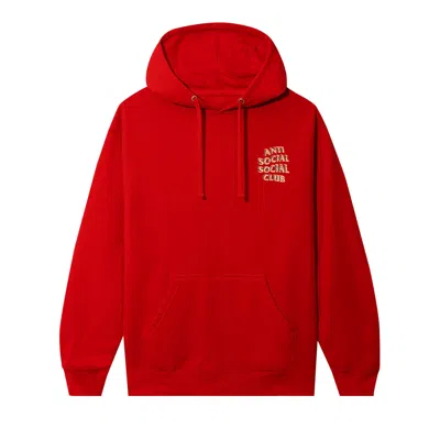 ANTI SOCIAL SOCIAL CLUB ANTI SOCIAL SOCIAL CLUB WHITE PICKET FENCE HOODIE 'RED'