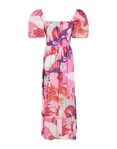 ANTIK BATIK ANTIK BATIK WOMAN MIDI DRESS PINK SIZE 8 COTTON