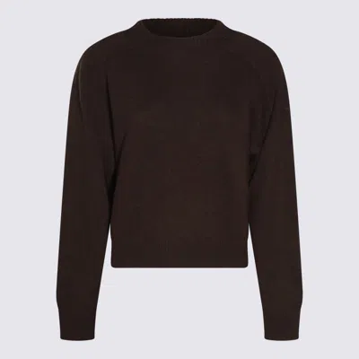 ANTONELLI ANTONELLI BROWN WOOL KNITWEAR