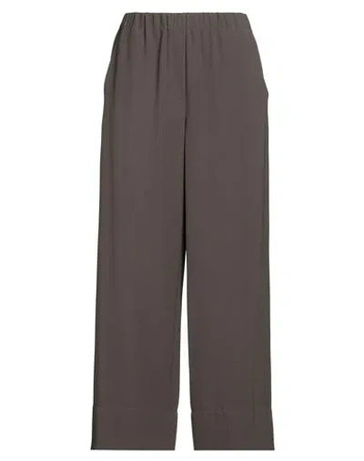 ANTONELLI ANTONELLI WOMAN PANTS GREY SIZE 10 POLYESTER, ELASTANE