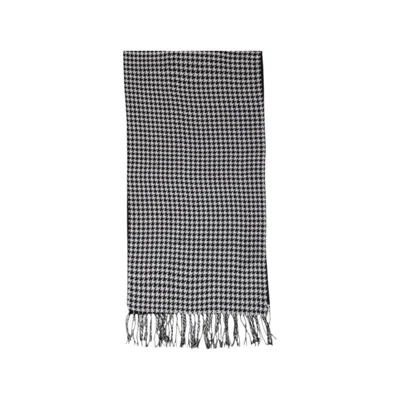 ANTONY MORATO WHITE ACRYLIC SCARF