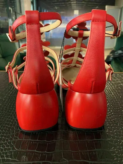 ANYA HINDMARCH ANYA HINDMARCH CAGE SANDAL POINTY APEX PUMP SANDALEN MULES FLATS SHOES SCHUHE 37