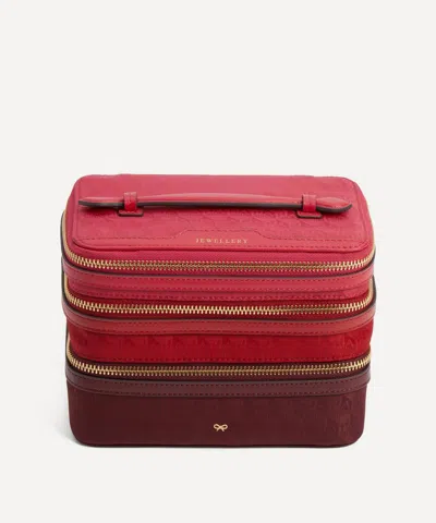 ANYA HINDMARCH ANYA HINDMARCH WOMEN'S LOGO JEWELLERY STACK CASE