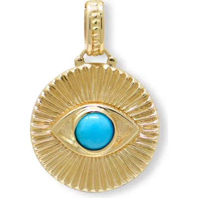 ANZIE ANZIE CLASSIQUE EVIL EYE RIPPLE CHARM