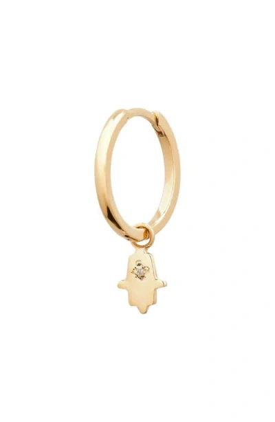 ANZIE ANZIE X MEL SOLDERA ICON HAMSA DIAMOND SINGLE CLICKER