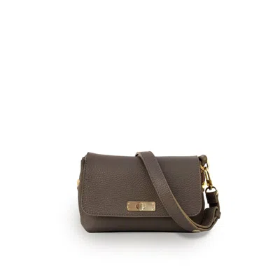 APATCHY LONDON WOMEN'S NEUTRALS THE MAISIE MINK LEATHER BAG