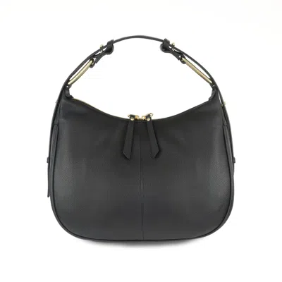 APATCHY LONDON WOMEN'S THE CHARLIE BLACK LEATHER BAG