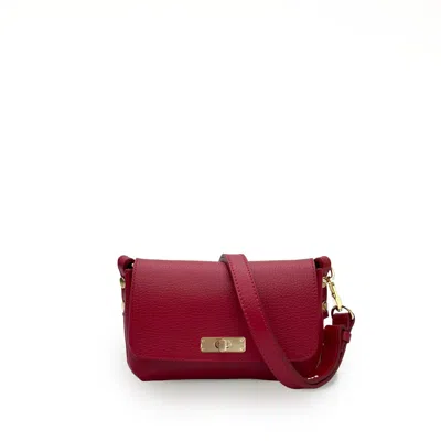 APATCHY LONDON WOMEN'S THE MAISIE RED LEATHER BAG