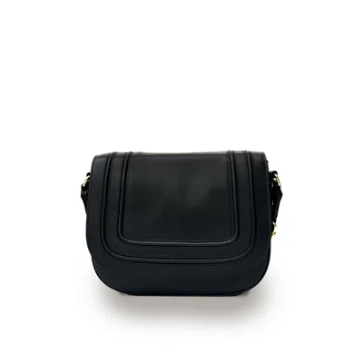 APATCHY LONDON WOMEN'S THE MIMI MAXI BLACK LEATHER BAG