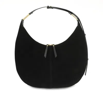 APATCHY LONDON WOMEN'S THE NORA BLACK SUEDE BAG