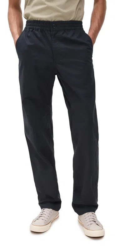 APC A. P.C. CHUCK PULL ON PANTS IAK DARK NAVY