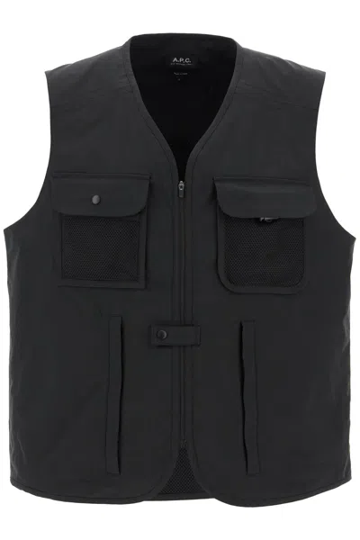 APC ALBAN TECHNICAL FABRIC VEST FOR A.P.C.