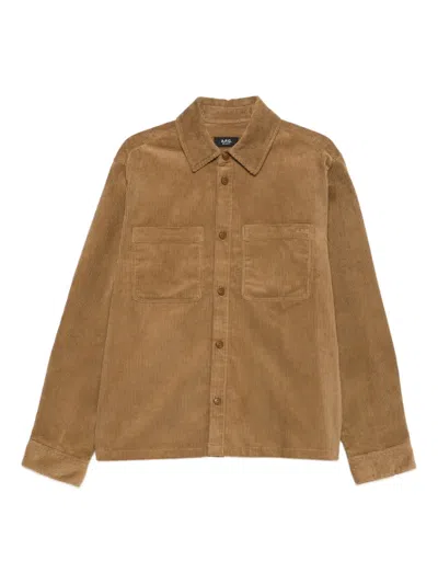 APC CORDUROY SHIRT JACKET