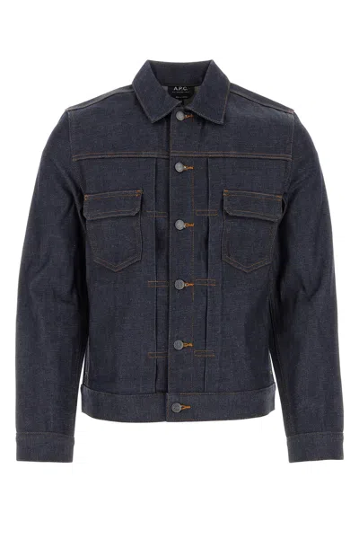 APC DARK BLUE DENIM JACKET