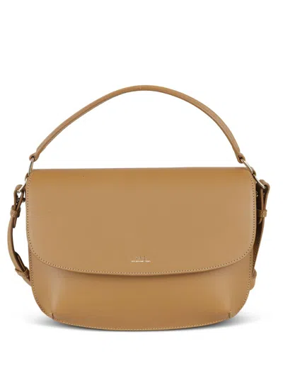 APC LEATHER SHOULDER BAG