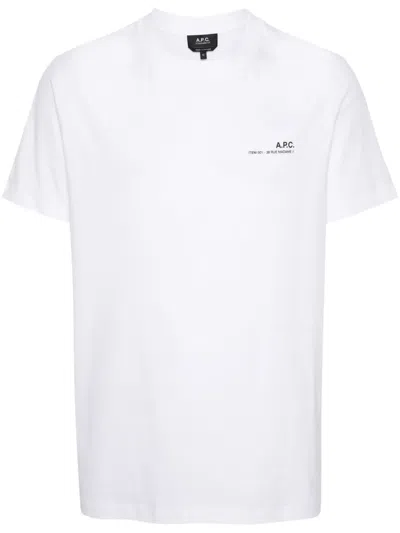 APC LOGO-PRINT COTTON T-SHIRT