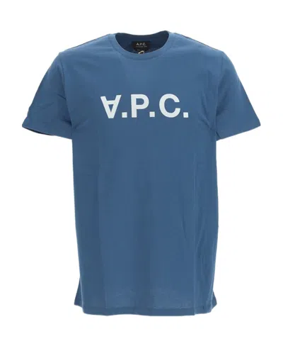 APC A.P.C. VPC LOGO FLOCKED T-SHIRT