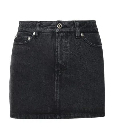 APC A.P.C. WASHED DENIM MINI SKIRT