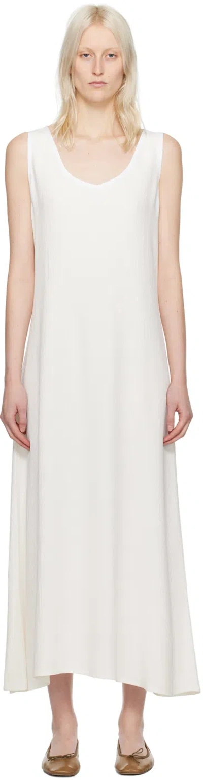APC OFF-WHITE PENNY MAXI DRESS