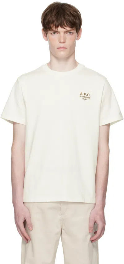 APC OFF-WHITE STANDARD 'RUE MADAME' T-SHIRT