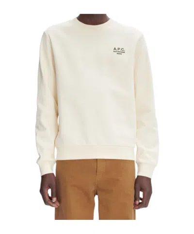 APC A.P.C. LOGO EMBROIDERED CREWNECK SWEATSHIRT