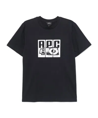 APC A.P.C. PLATINE LOGO PRINTED T-SHIRT