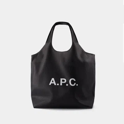 APC TOTE NINON - A.P.C. - CUIR SYNTHÉTIQUE - NOIR