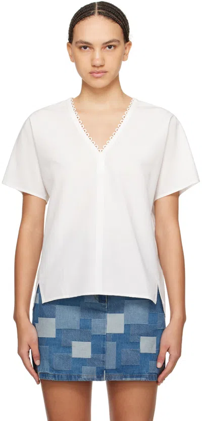 APC WHITE FREJA BLOUSE