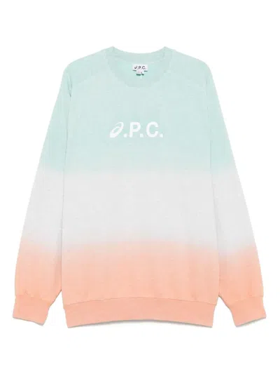 APC X ASICS LOGO-PRINT SWEATER