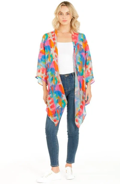 APNY APNY FLORAL OPEN FRONT JACKET