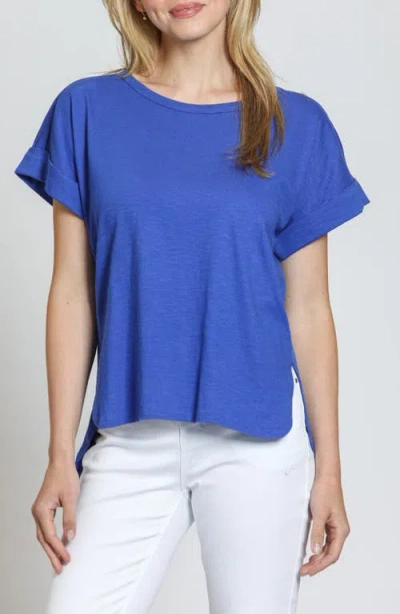 APNY APNY HIGH-LOW HEM CUFFED T-SHIRT