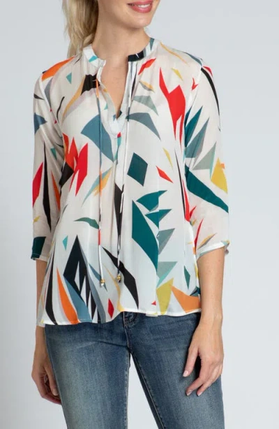 APNY APNY TIE NECK TOP