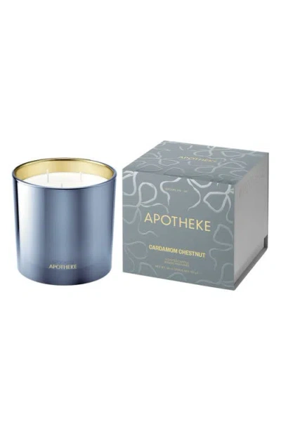 APOTHEKE APOTHEKE CARDAMOM CHESTNUT THREE-WICK SCENTED CANDLE