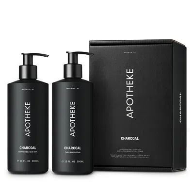 APOTHEKE CHARCOAL LIQUID SOAP AND LOTION DUO