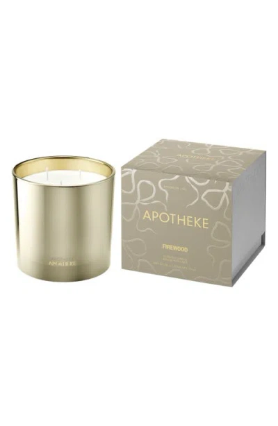 APOTHEKE APOTHEKE FIREWOOD THREE-WICK SCENTED CANDLE