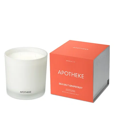 APOTHEKE SEA SALT GRAPEFRUIT SCENTED 3-WICK CANDLE, 26 OZ.
