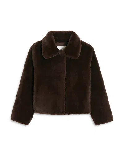 APPARIS GIRLS' ELIS SHORT FAUX FUR COAT - LITTLE KID, BIG KID
