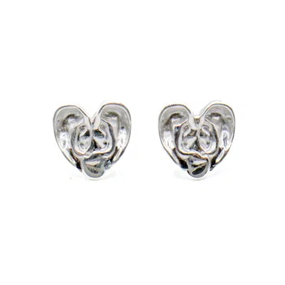 APRÈS YOUTH WOMEN'S SILVER A GOOD LISTENER EARRINGS SMALL