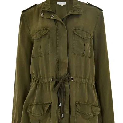 APRICOT MILITARY 4 POCKET JACKET IN MILITARY GREEN