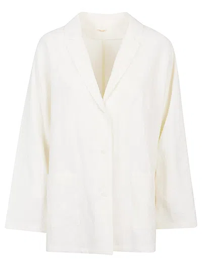 APUNTOB APUNTOB LINEN SINGLE-BREASTED JACKET