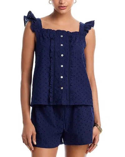 AQUA EYELET TANK - EXCLUSIVE