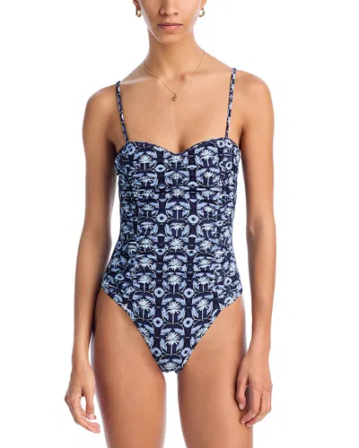 AQUA RUCHED ONE PIECE SWIMSUIT - EXCLUSIVE