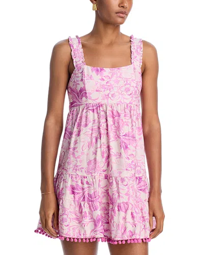 AQUA RUFFLE STRAP DRESS - EXCLUSIVE